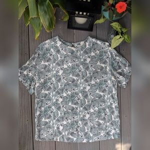 Paisley Print Top